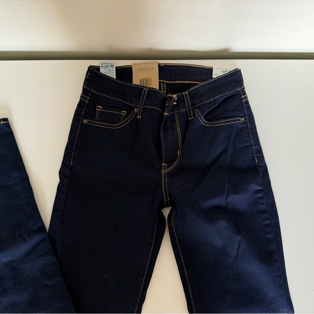 Dark Blue Denim Jeans